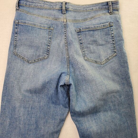 Ella Moss High Waist Medium Wash Straight Jeans Size 14/32 Retro - Picture 3 of 13